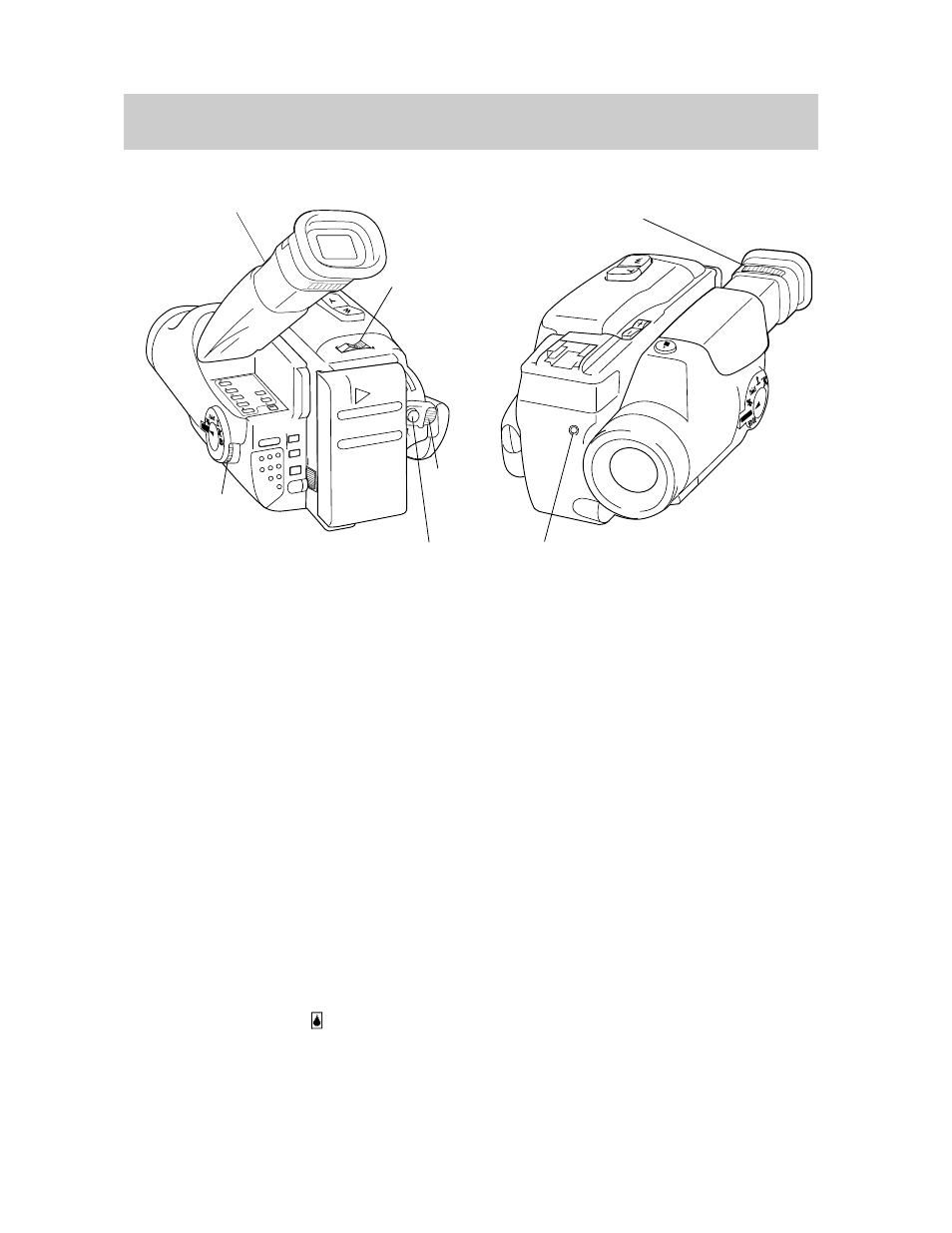 Set scene select to auto, Turn on camcorder and place on/power save lever on, Adjust viewfinder and eyepiece focus control | Start and stop recording, First-time operation, Eyepiece focus control, Viewfinder in operating position (pull out here) | RCA Pro845 User Manual | Page 15 / 52