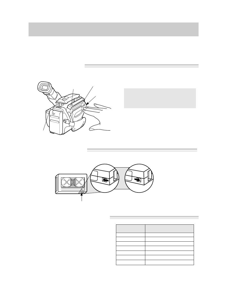 Video cassettes, Insert and remove cassettes, Erase protection — safety tab | Recording and playback speeds and times, Recording features2 3, Rca video cassettes | RCA Pro845 User Manual | Page 25 / 52