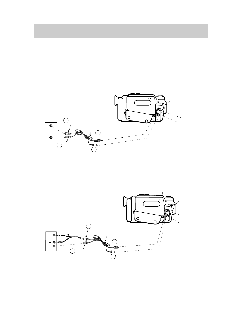 Playback on tv or vcr using audio/video in jacks | RCA Pro845 User Manual | Page 38 / 52