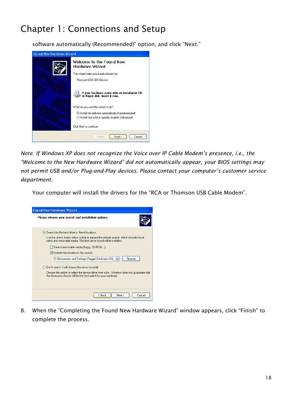 Chapter 1: connections and setup | RCA THG540 User Manual | Page 23 / 36