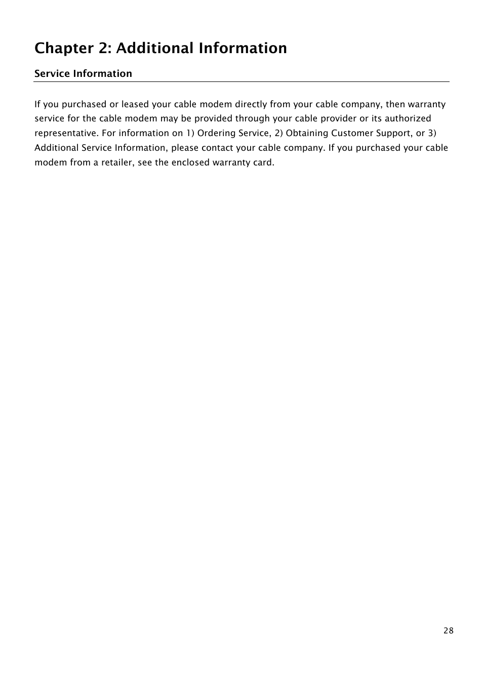 Service information, Chapter 2: additional information | RCA THG540 User Manual | Page 33 / 36