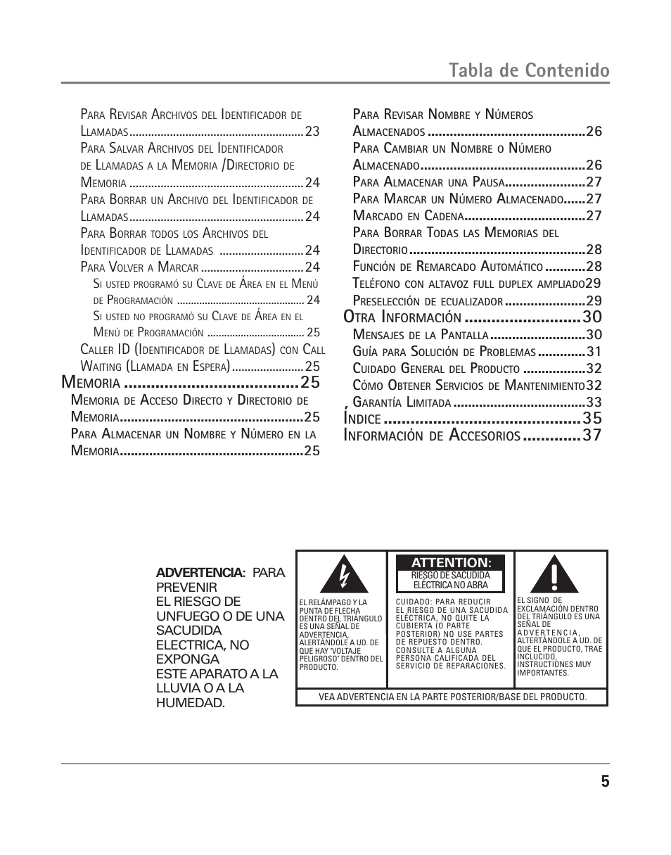 RCA 25204 User Manual | Page 43 / 76