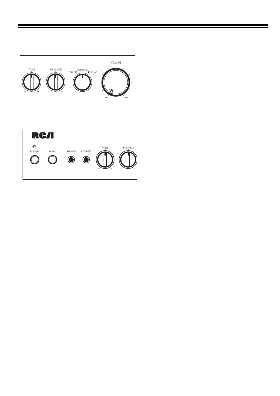 Operation | RCA SA-155 User Manual | Page 6 / 9