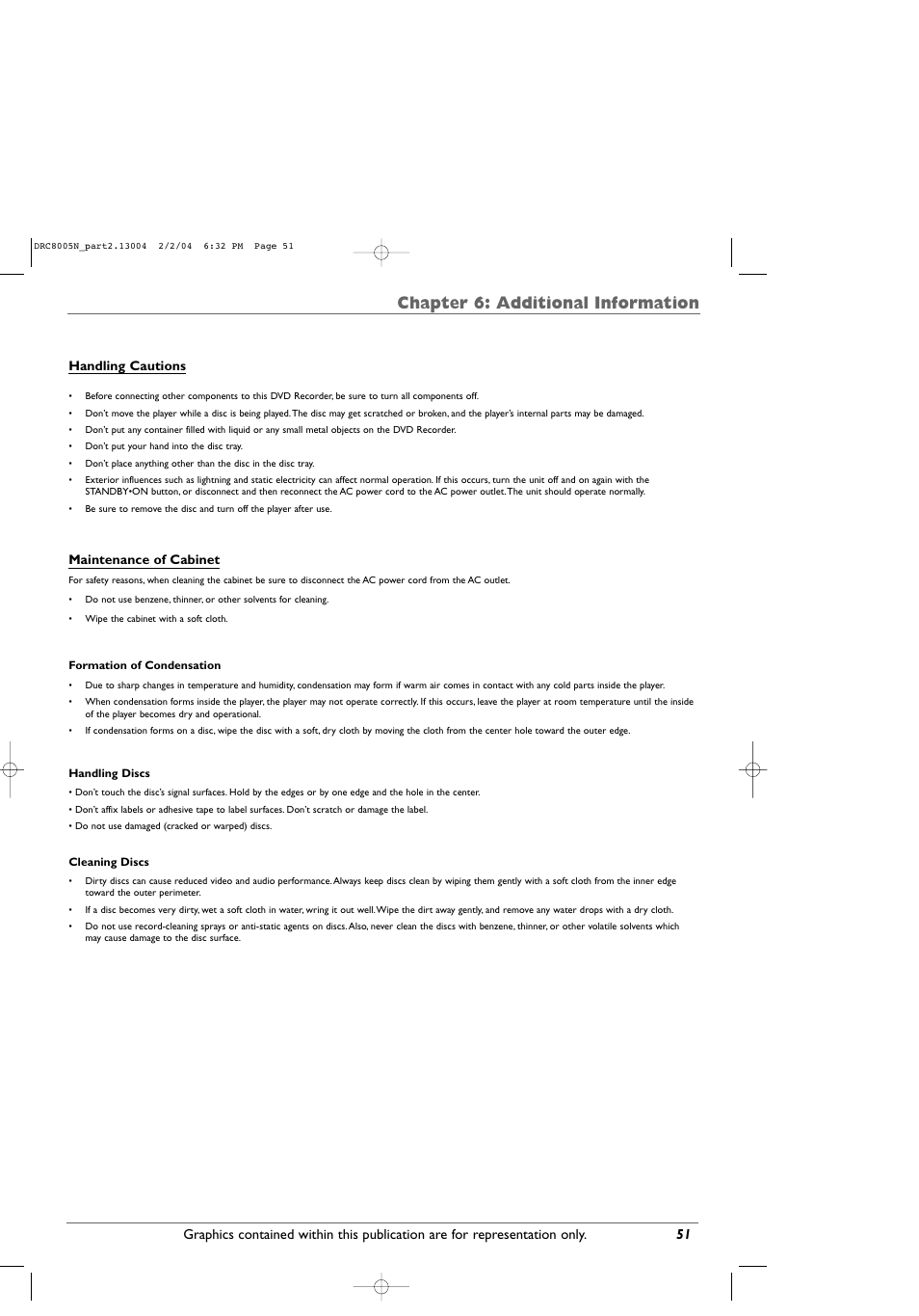Chapter 6: additional information | RCA DRC8005N User Manual | Page 53 / 60