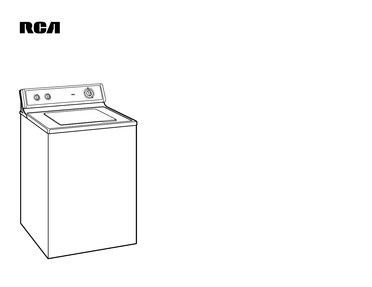 Ybxr1060vww—extra-large capacity washer | RCA YBXR1060VWW User Manual | Page 2 / 2