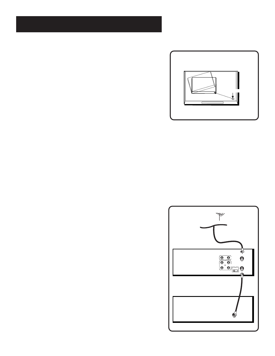 Tv with rf jack only, Connections, Using this connection | RCA VR636HF User Manual | Page 54 / 72