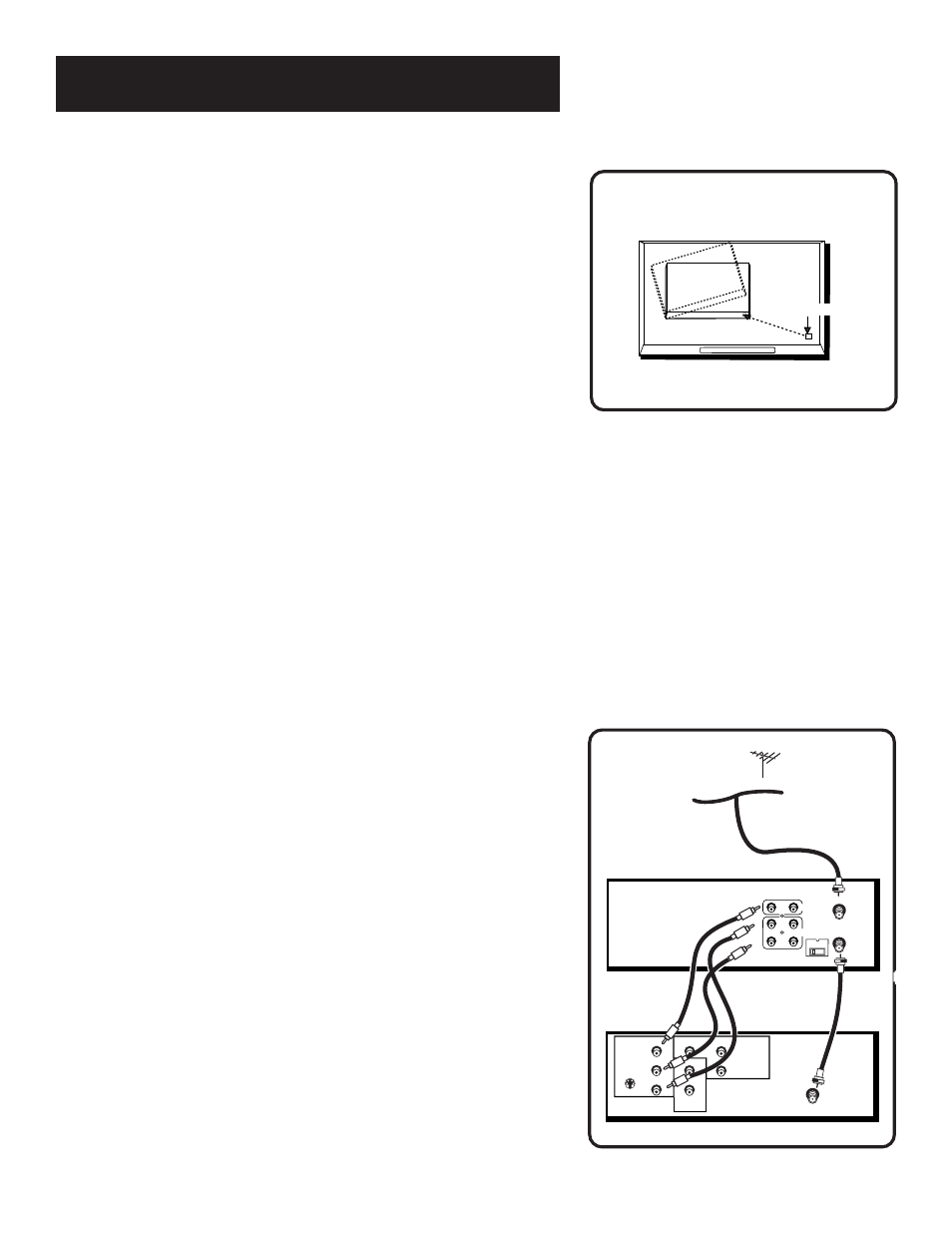 Tv with audio/video jacks, Connections, Using this connection | RCA VR636HF User Manual | Page 55 / 72