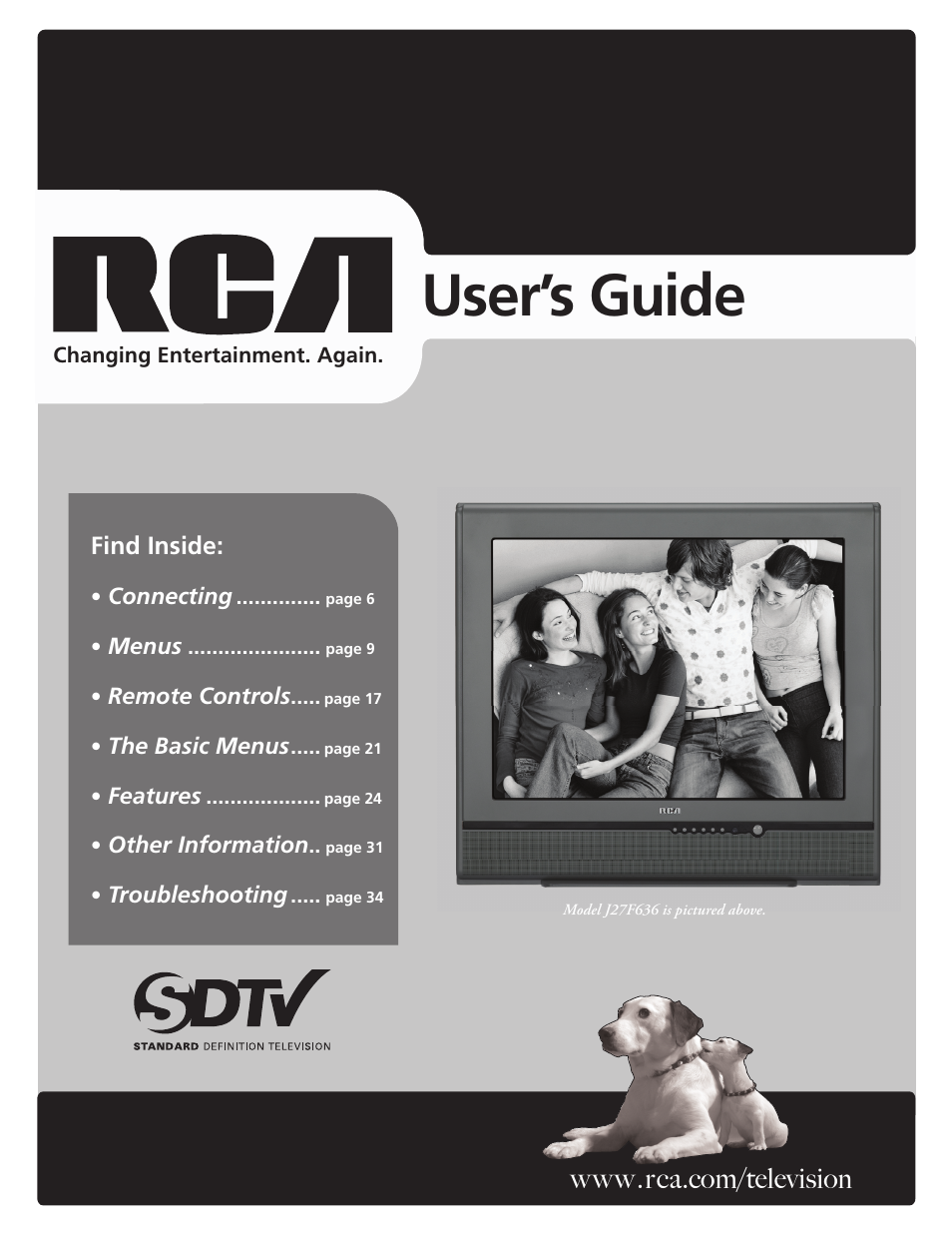 RCA J27F636 User Manual | 40 pages