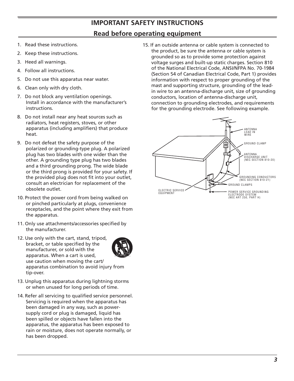 RCA J27F636 User Manual | Page 3 / 40