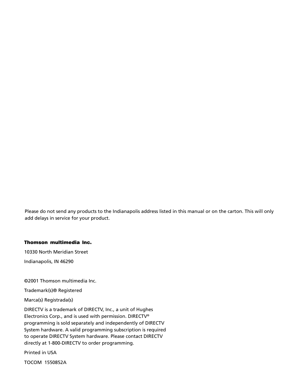 RCA F38310 User Manual | Page 100 / 100