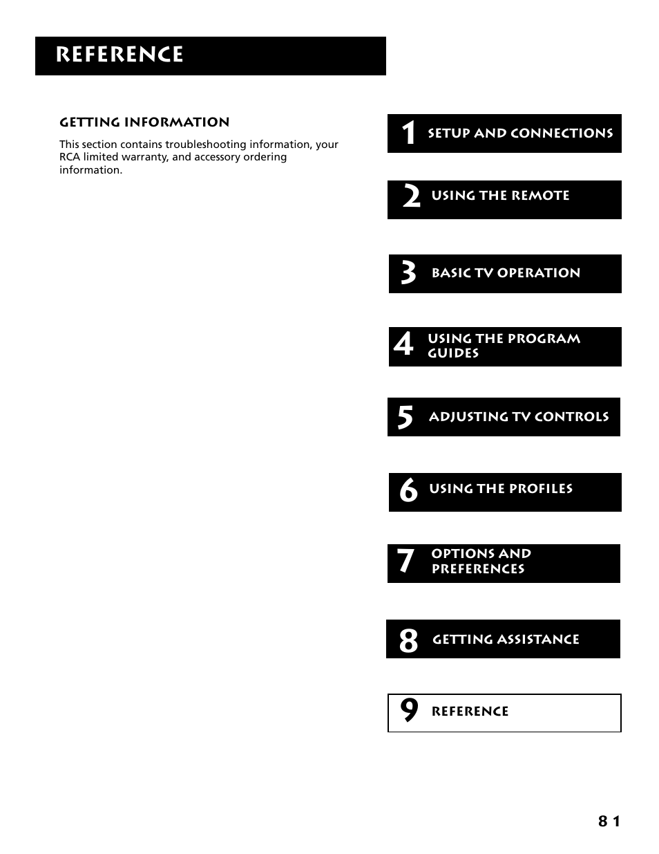 Reference | RCA F38310 User Manual | Page 85 / 100