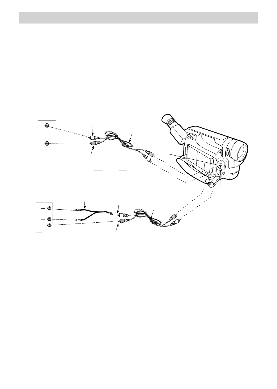 Playback on tv (or vcr) with audio/video inputs, Playback on tv (or vcr), With audio/video inputs | Playback, Installation | RCA CC6392 User Manual | Page 66 / 92