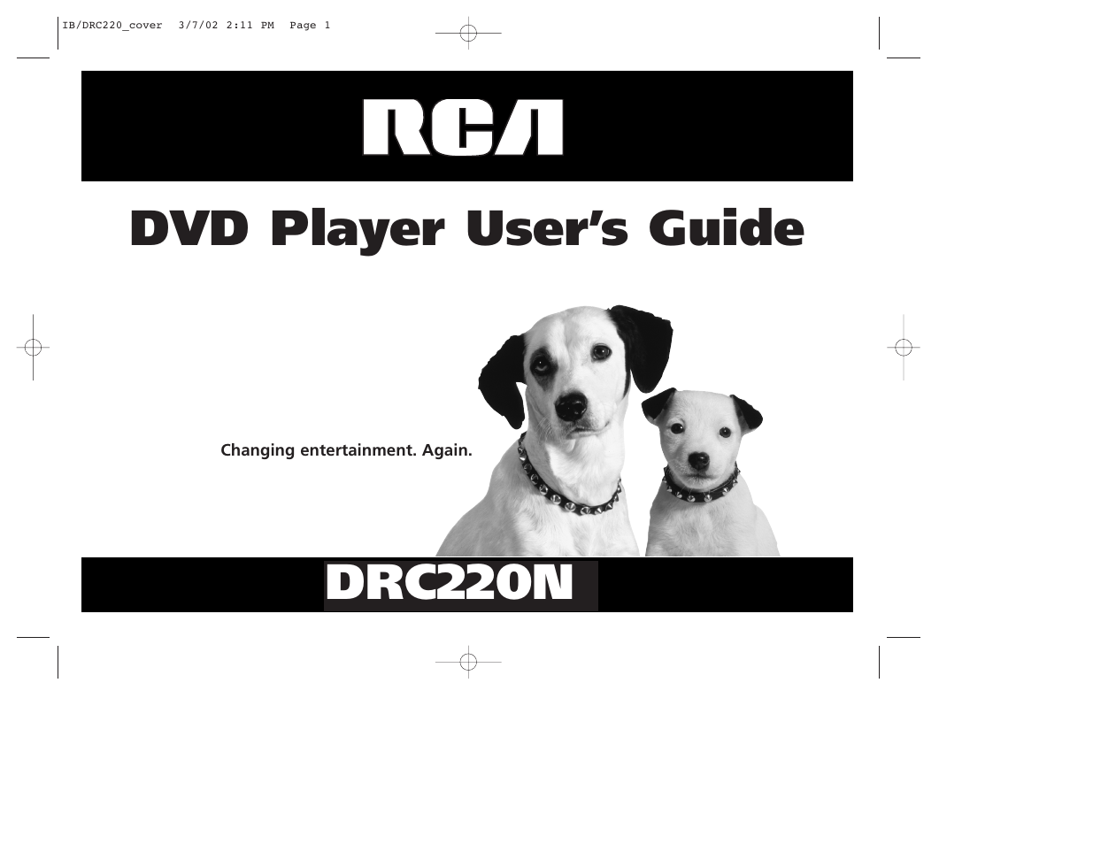 RCA DRC220N User Manual | 68 pages