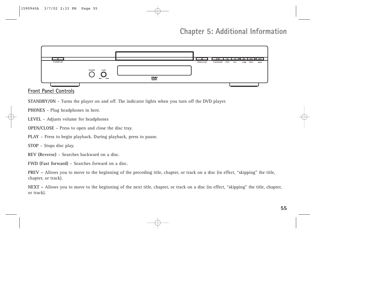 Chapter 5: additional information | RCA DRC220N User Manual | Page 57 / 68