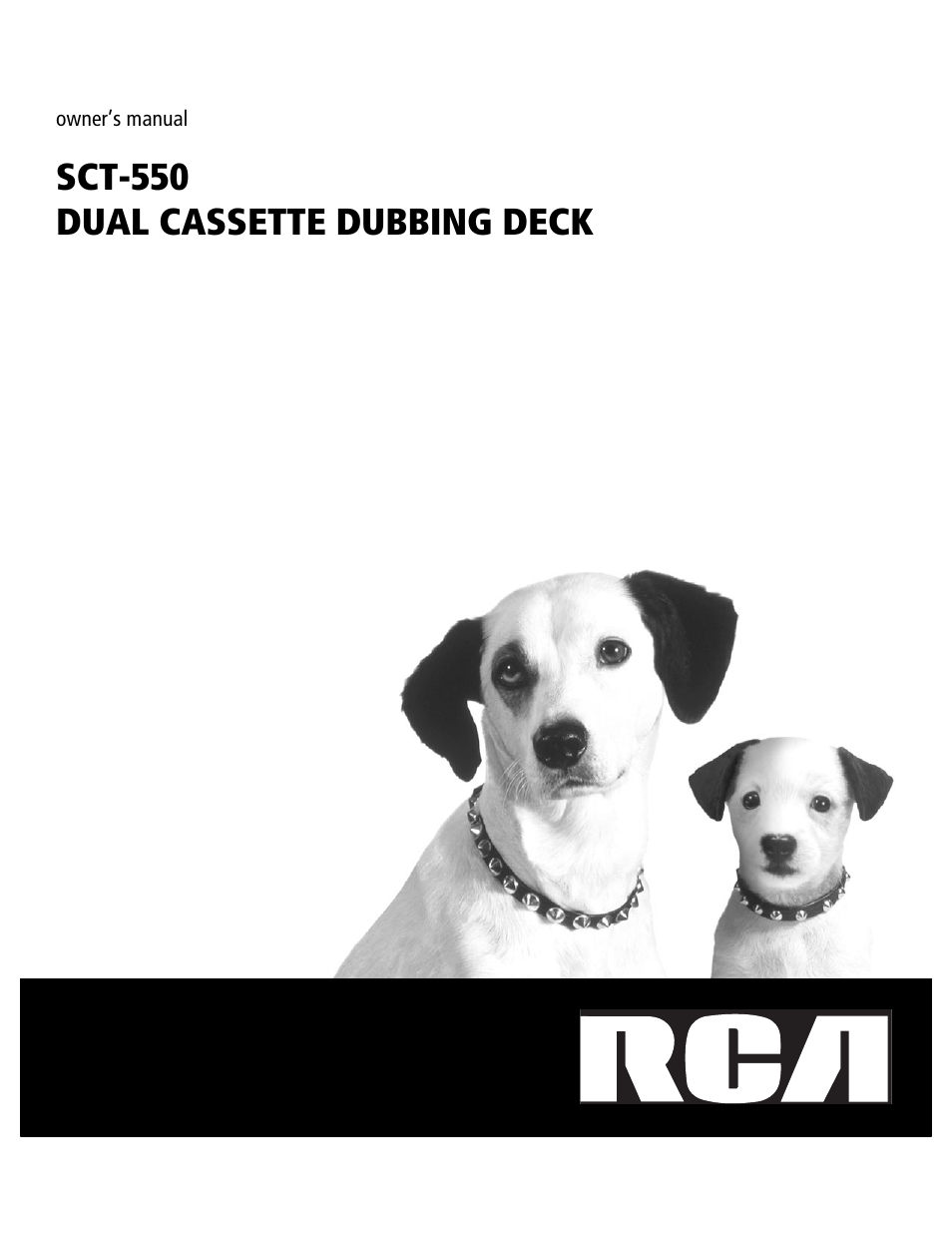 RCA SCT-550 User Manual | 12 pages