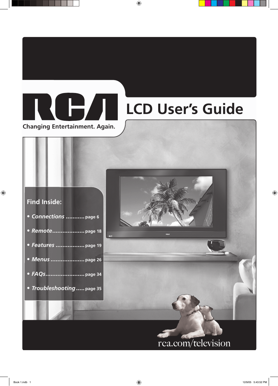 RCA LCD User Manual | 44 pages
