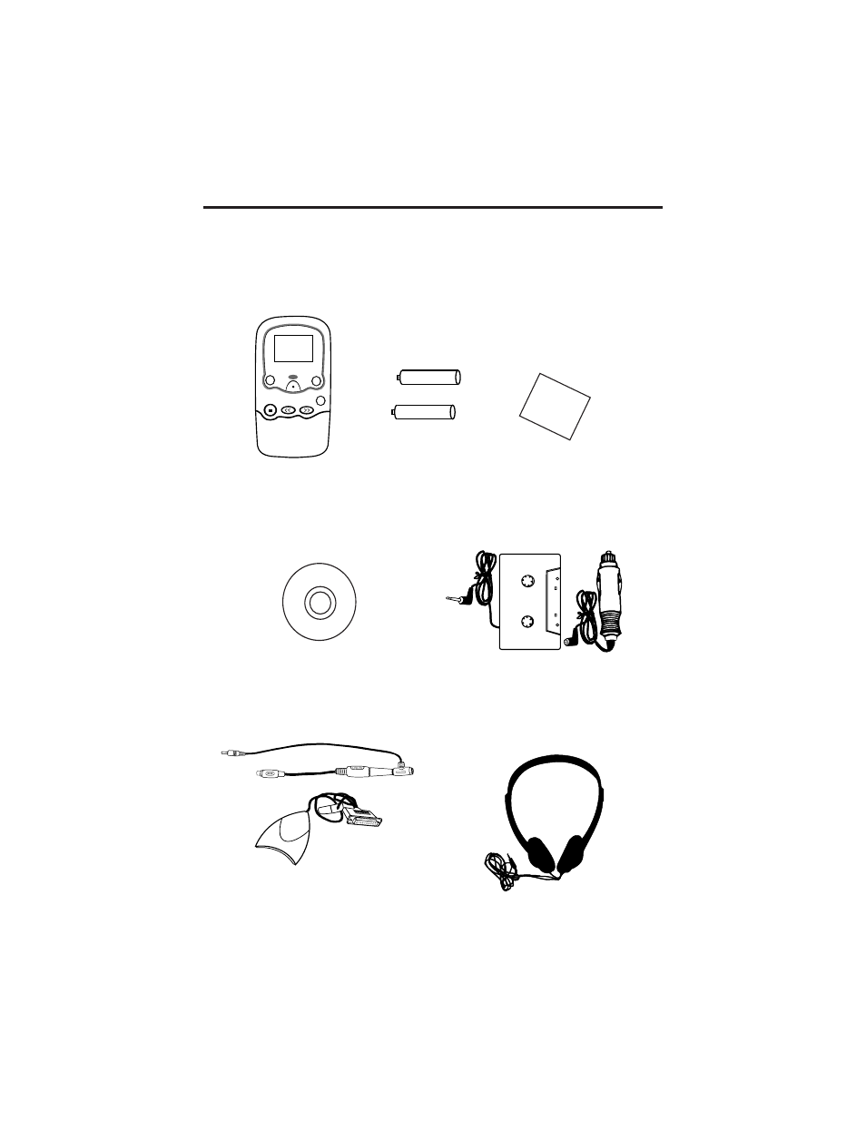 Getting started, Unpack the player and accessories | RCA Lyra2 RD 2209 User Manual | Page 5 / 32