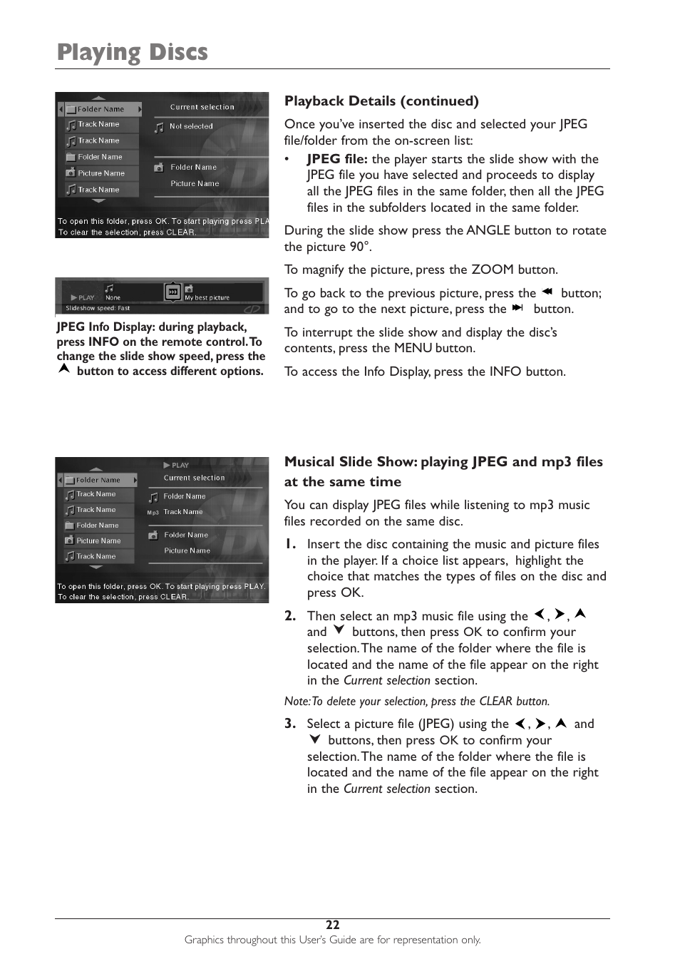 Playing discs | RCA DRC233N User Manual | Page 24 / 44