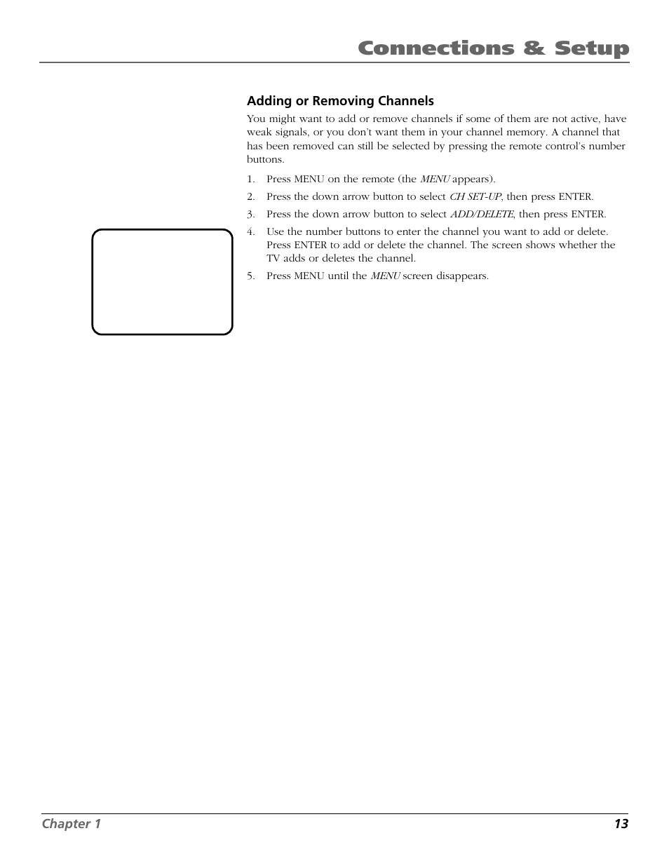 Connections & setup | RCA F19425 User Manual | Page 15 / 44