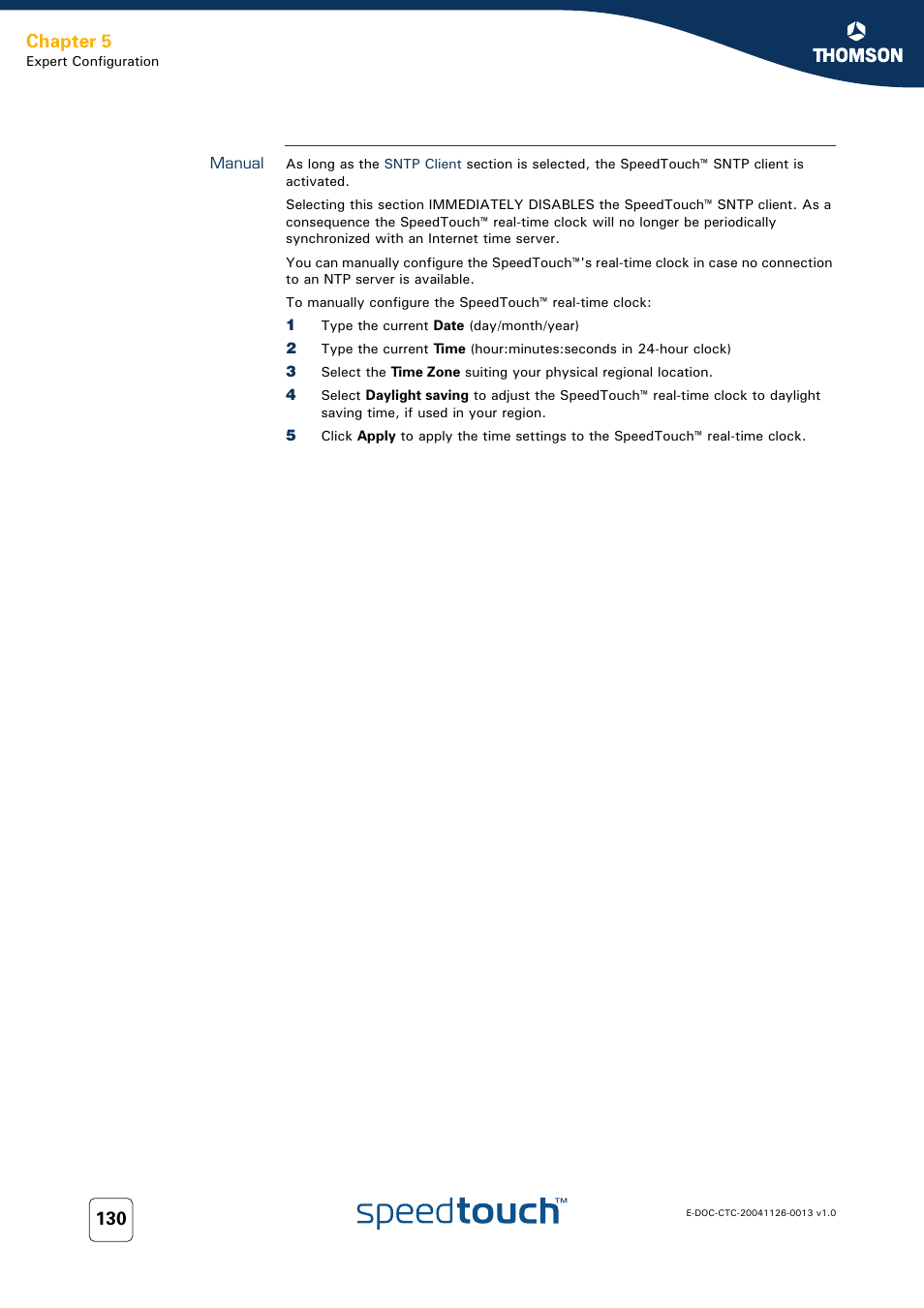 Manual, To instantly disable the speedtouc, Imme | Chapter 5 | RCA 608WL User Manual | Page 132 / 228