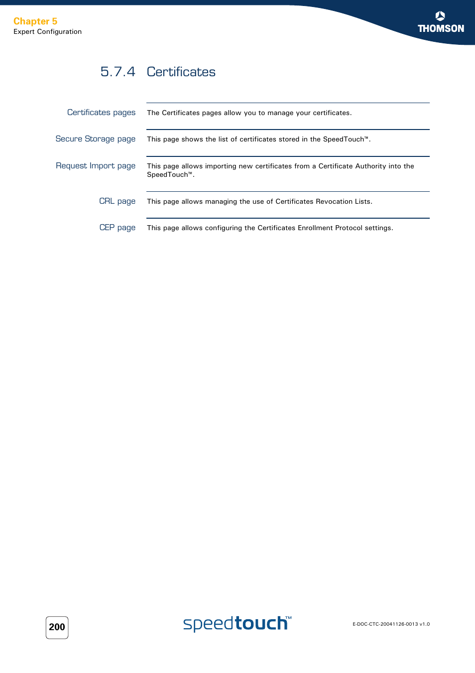 4 certificates, Certificates, Chapter 5 | RCA 608WL User Manual | Page 202 / 228