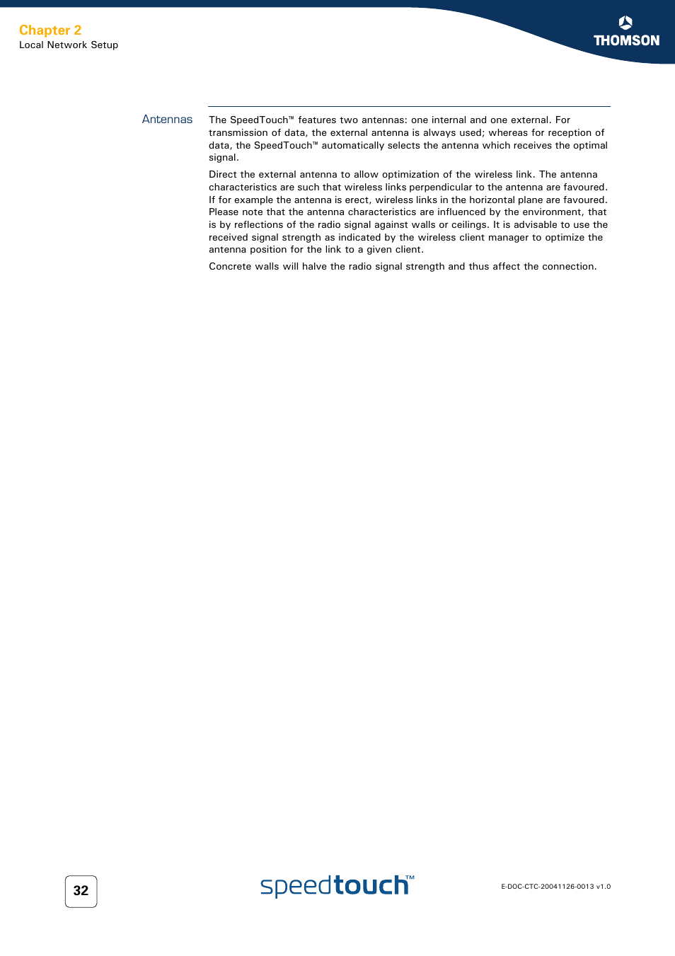 Antennas, Chapter 2 | RCA 608WL User Manual | Page 34 / 228