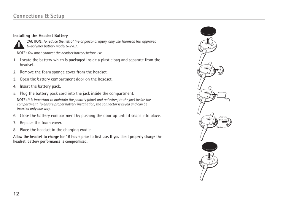 Connections & setup | RCA 25110 User Manual | Page 12 / 92