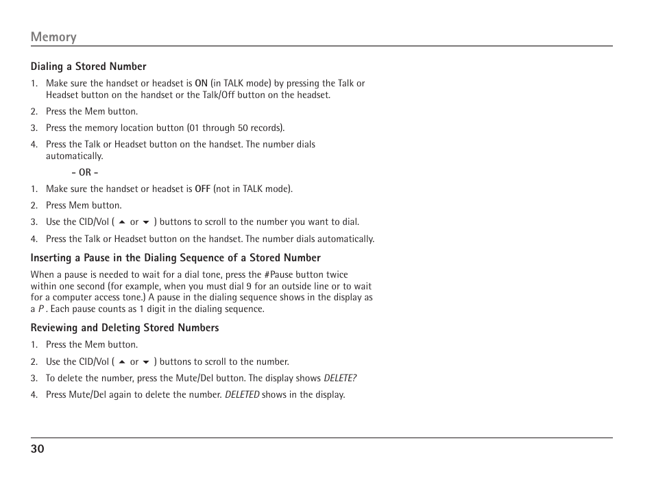 RCA 25110 User Manual | Page 30 / 92