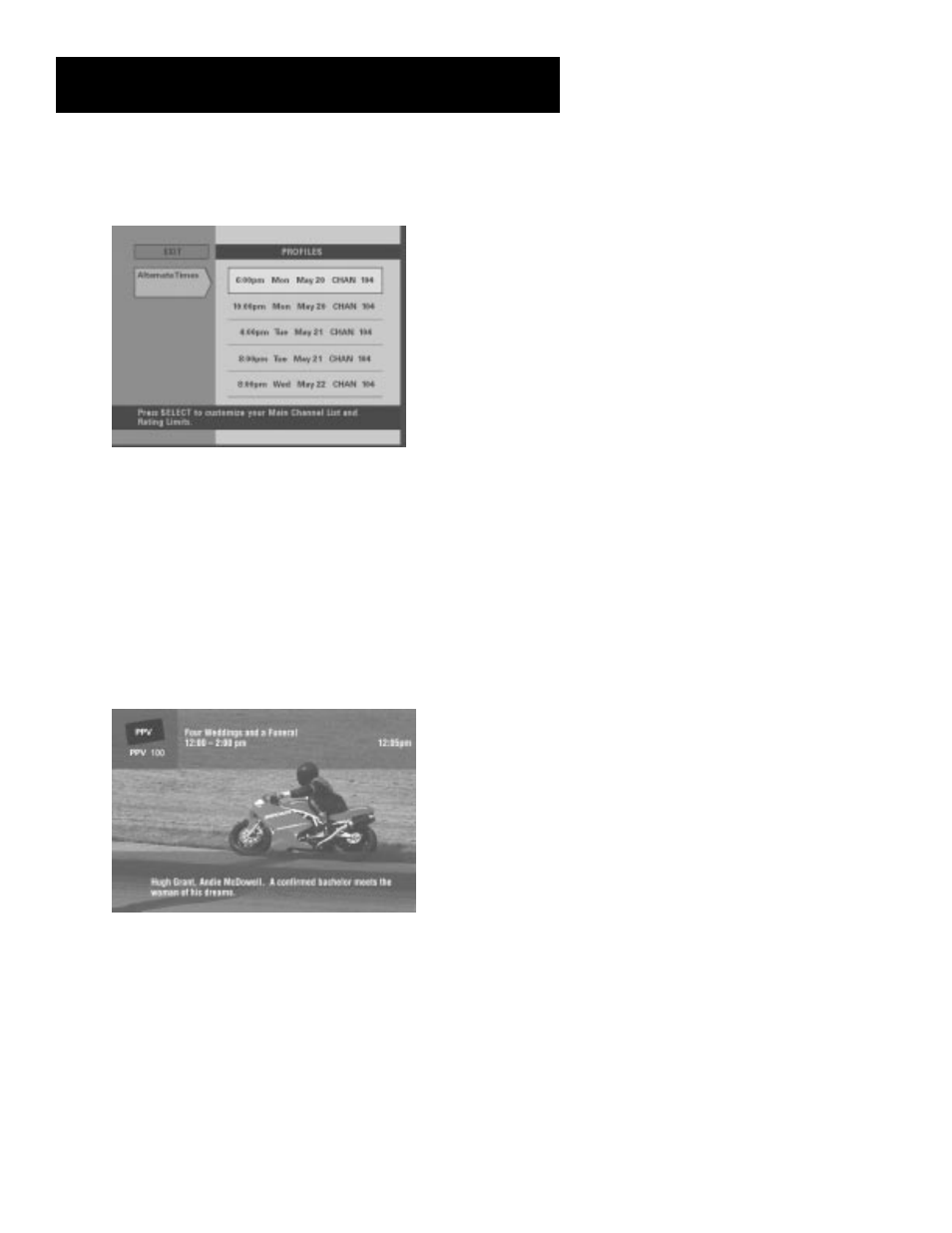 The menu system | RCA look 15377550 User Manual | Page 29 / 48