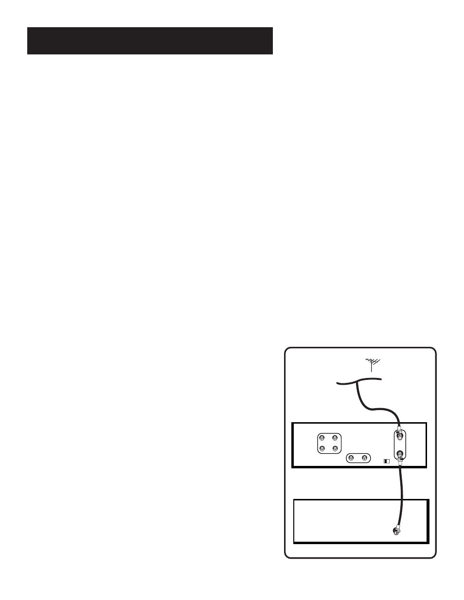 3ch4 switch, Tv with rf jack only, Connections | Using this connection | RCA VR616HF User Manual | Page 52 / 68