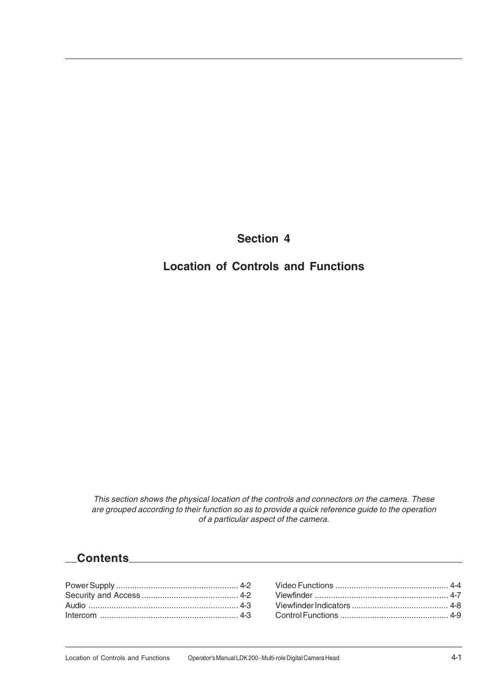 Location of controls and functions, Location of controls and functions -1 | RCA LDK 200 User Manual | Page 23 / 46