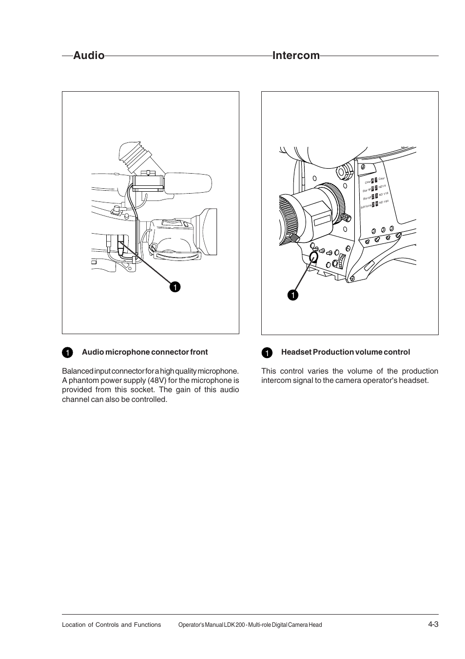 Audio, Intercom, Audio -3 intercom -3 | RCA LDK 200 User Manual | Page 25 / 46