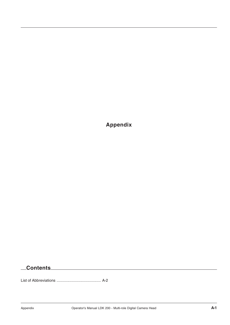 Appendix, Appendix contents | RCA LDK 200 User Manual | Page 45 / 46