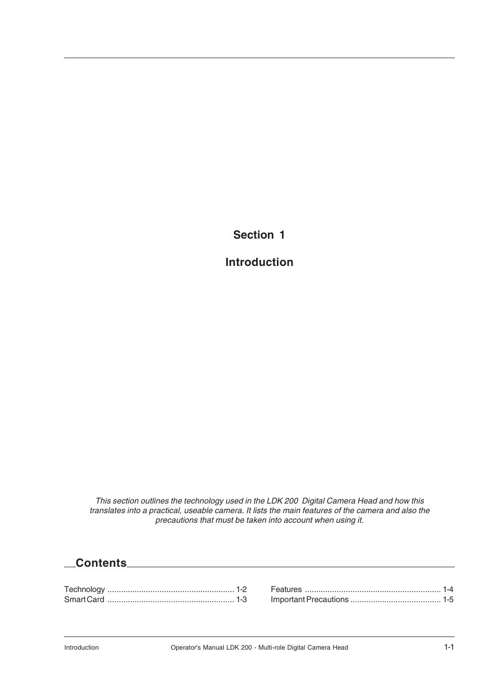 Introduction, Introduction -1 | RCA LDK 200 User Manual | Page 5 / 46