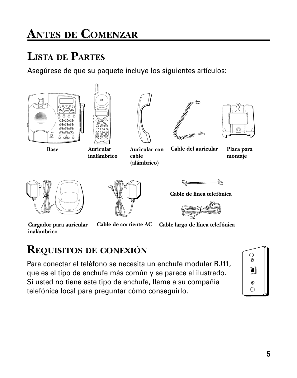 Ntes, Omenzar, Ista | Artes, Equisitos, Conexión | RCA 26958 User Manual | Page 93 / 176
