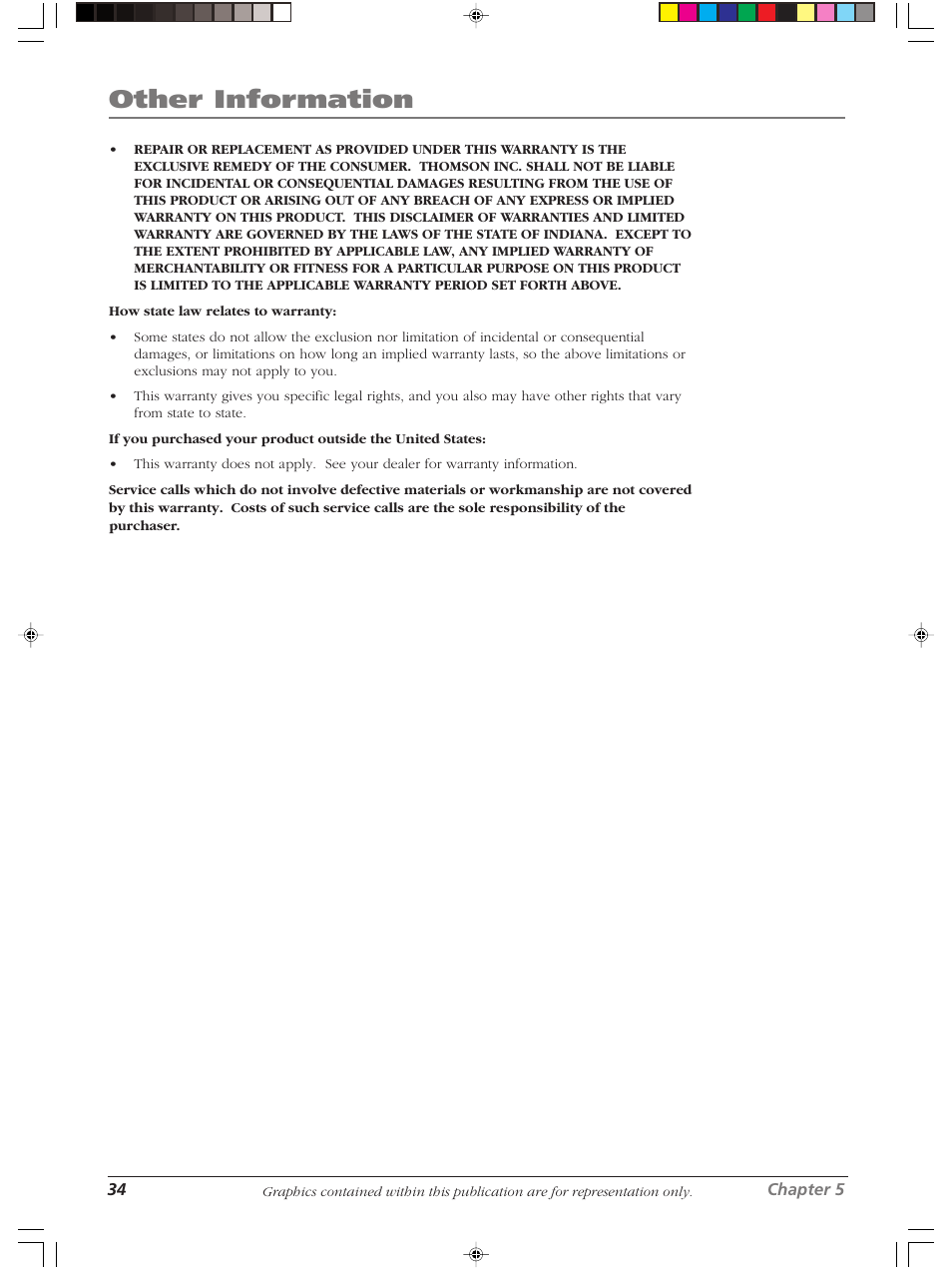 Other information | RCA LCDX2619W User Manual | Page 38 / 40