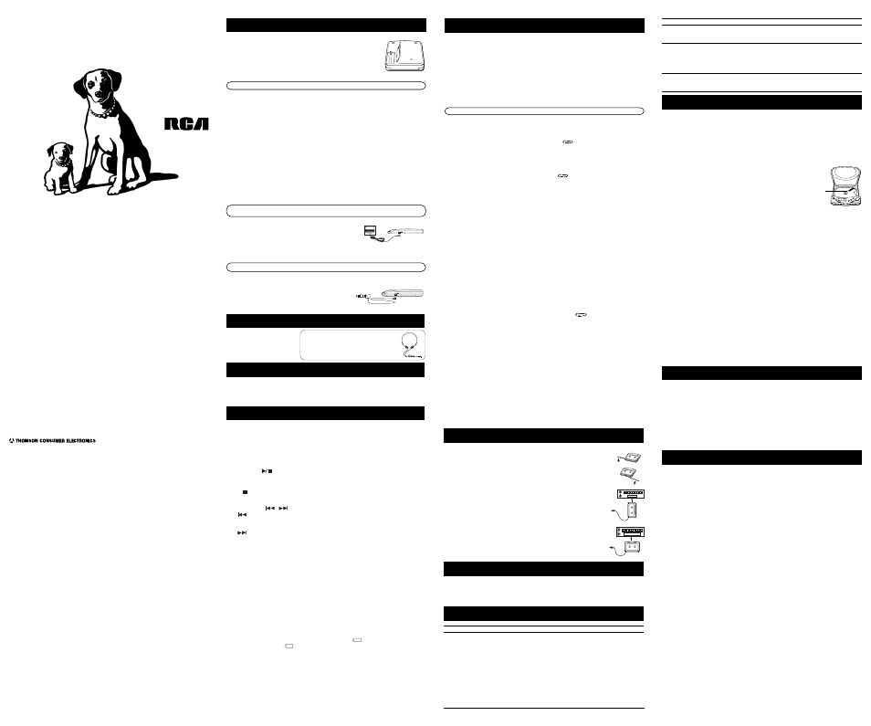 RCA RP-2215 User Manual | 2 pages
