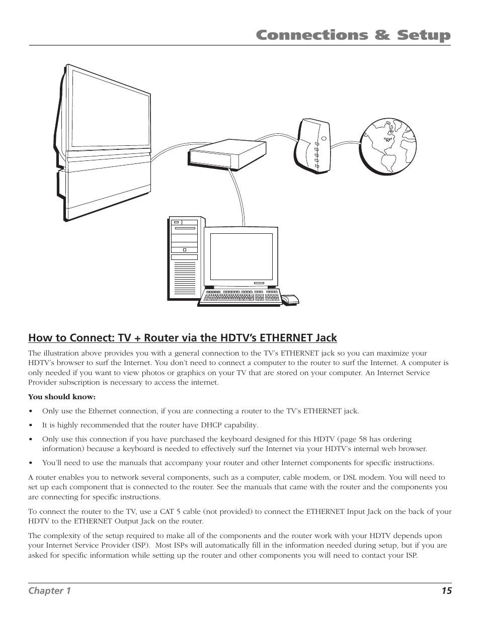 Connections & setup | RCA HD56W41 User Manual | Page 17 / 96