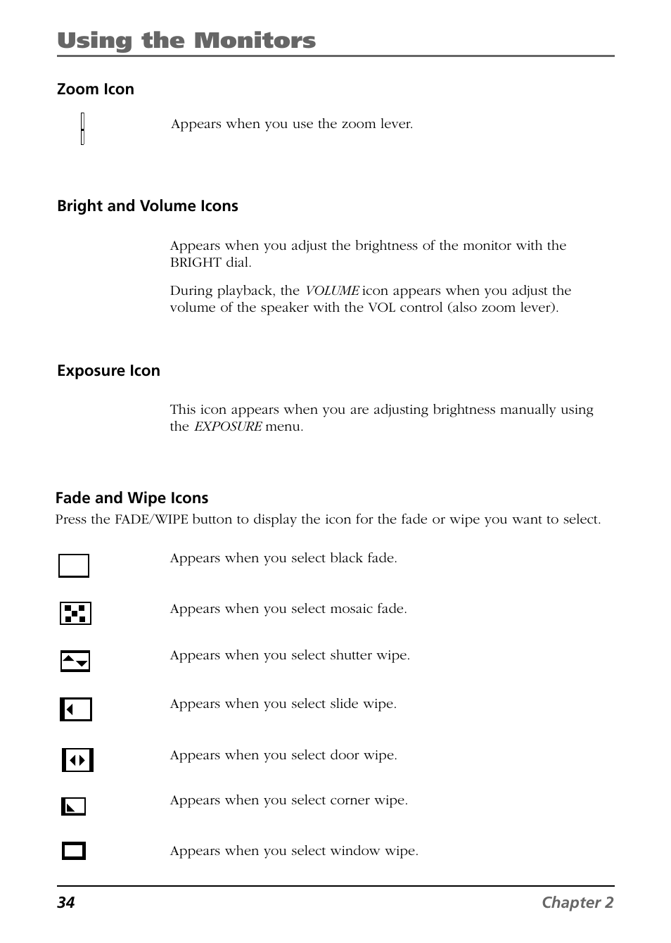 Using the monitors | RCA CC6384/CC6394 User Manual | Page 36 / 128