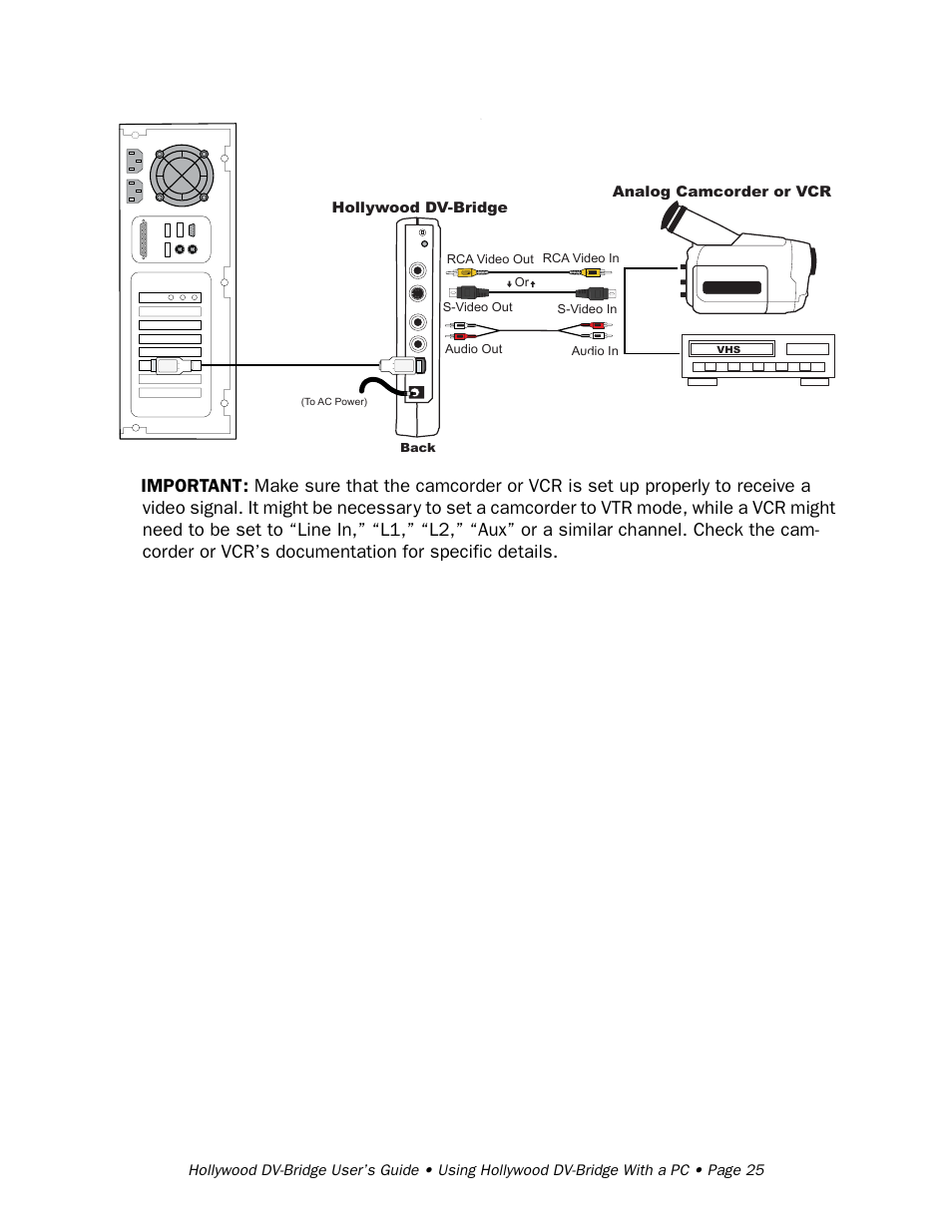 RCA Hollywood DV-Bridge User Manual | Page 25 / 63