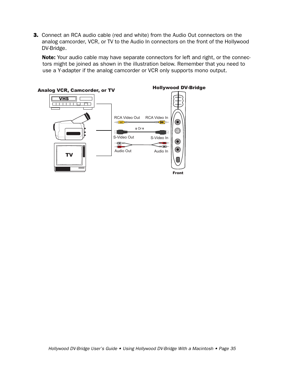 RCA Hollywood DV-Bridge User Manual | Page 35 / 63