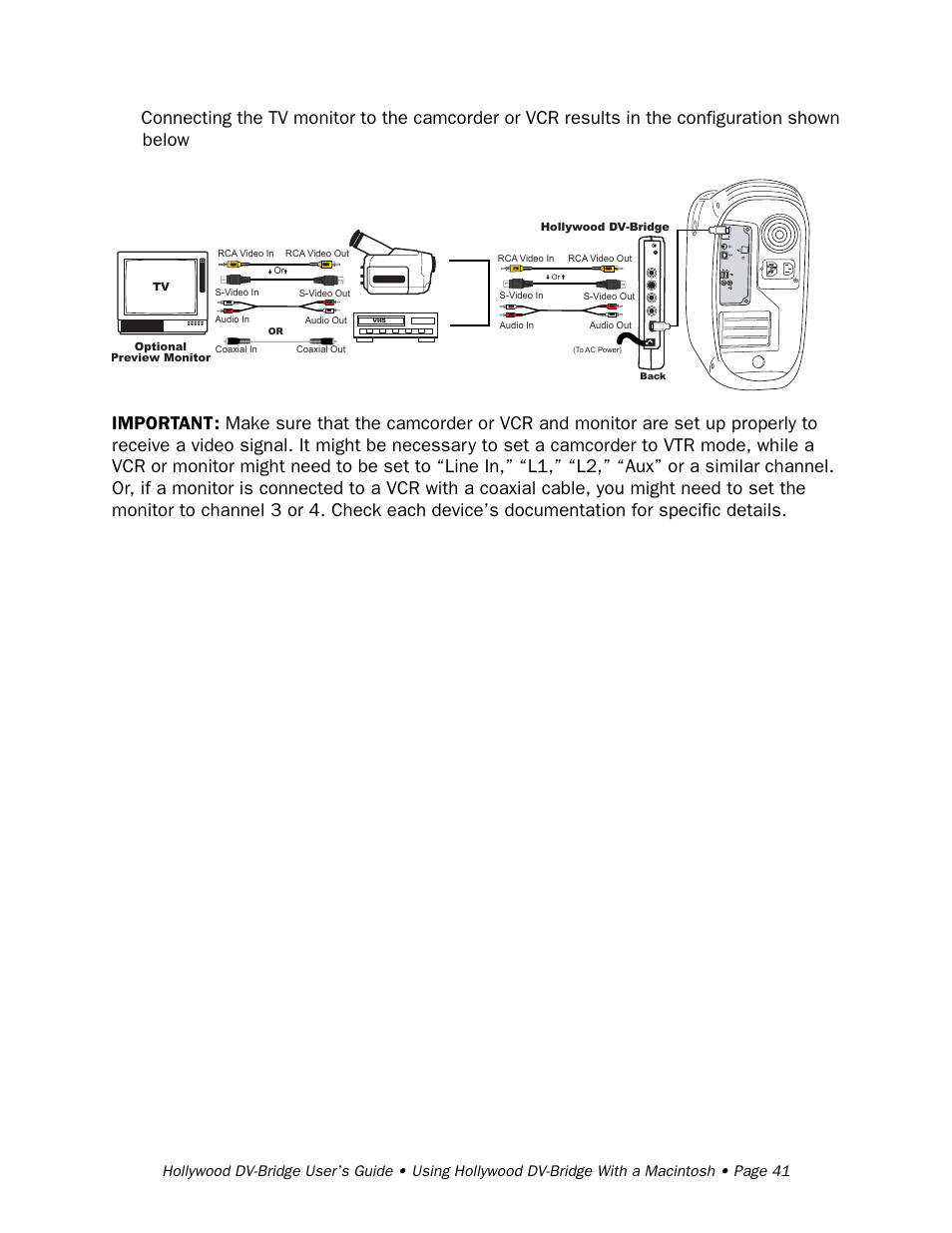 RCA Hollywood DV-Bridge User Manual | Page 41 / 63
