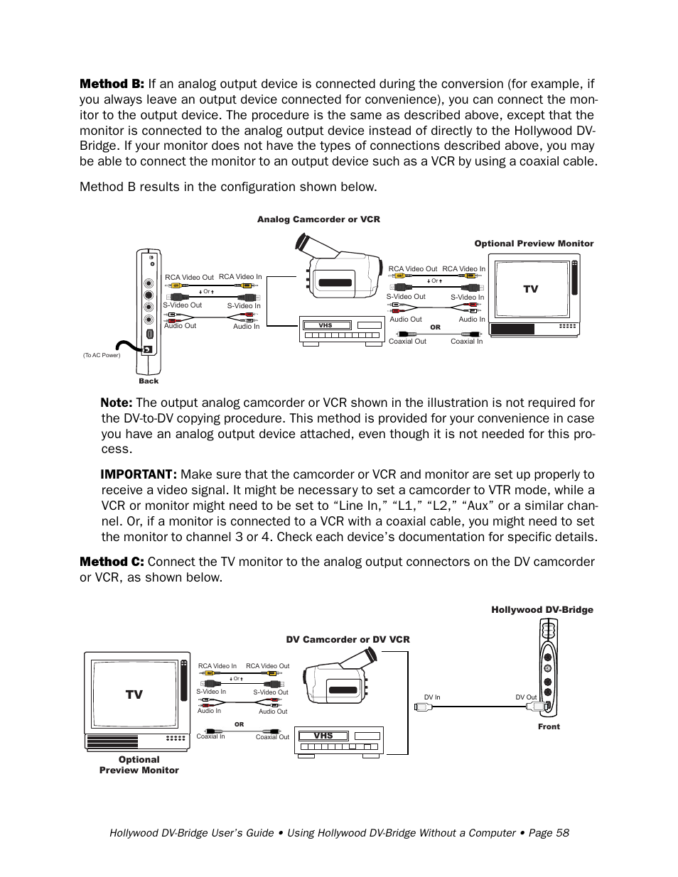 RCA Hollywood DV-Bridge User Manual | Page 58 / 63
