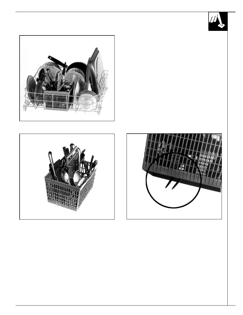 Loading y our dishwasher | RCA PSD430 User Manual | Page 9 / 20