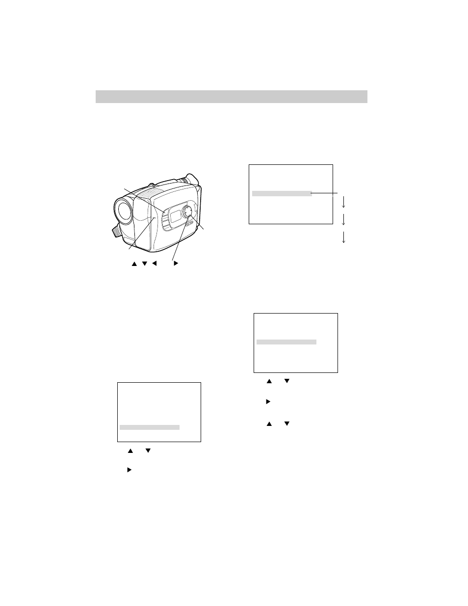 Recording, Sub menu — animation recording | RCA CC638/639 User Manual | Page 64 / 116