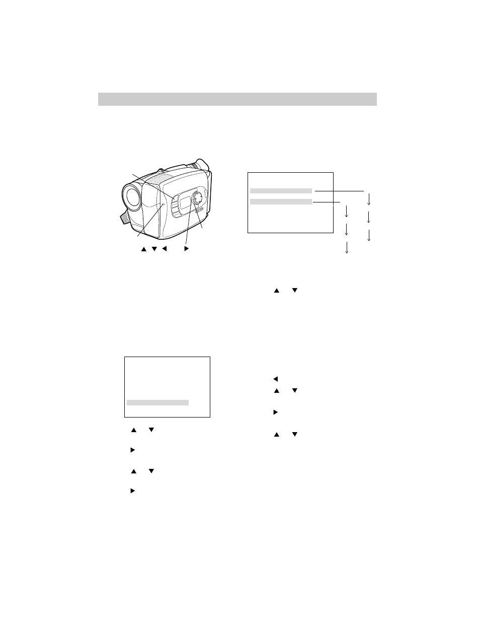 Recording, Sub menu — time-lapse recording | RCA CC638/639 User Manual | Page 66 / 116