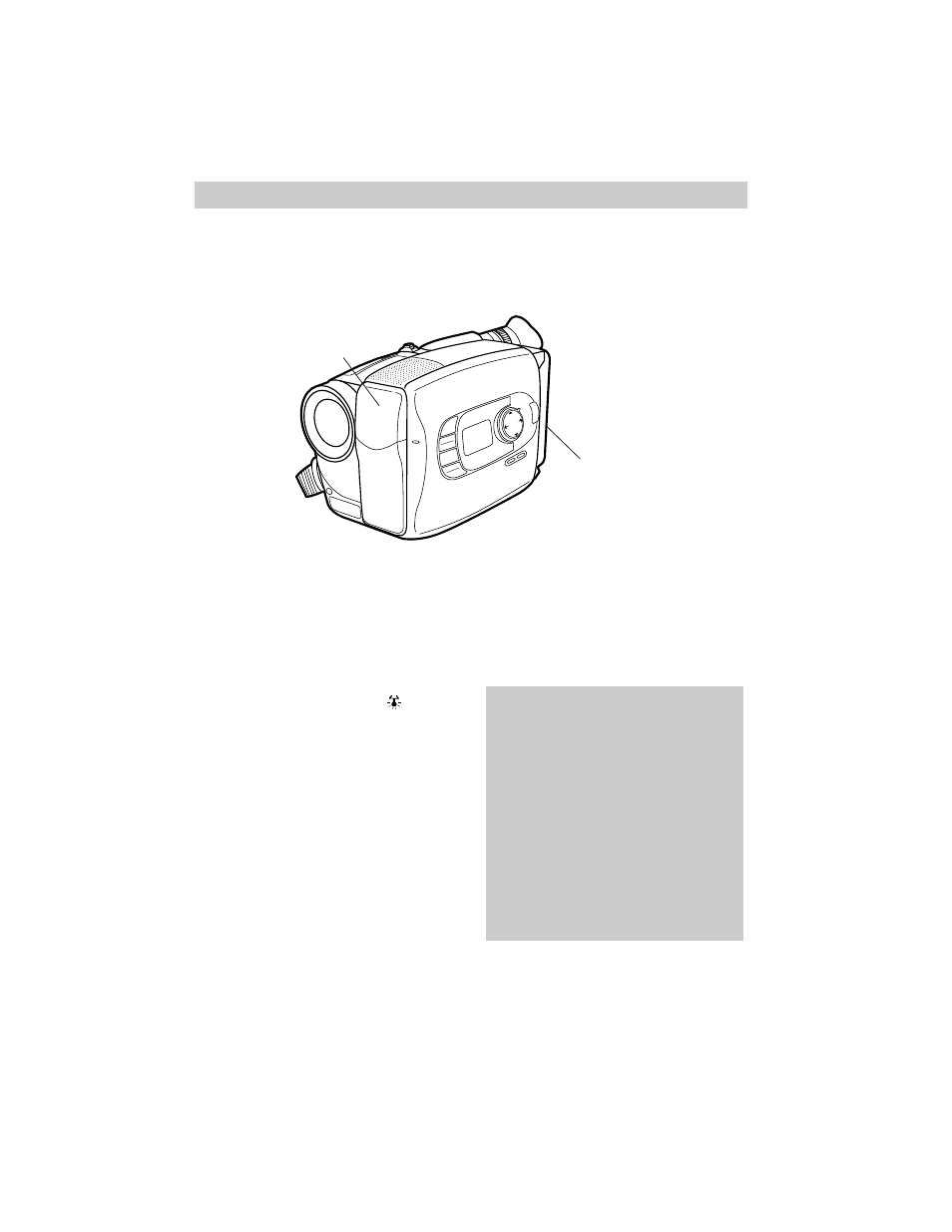 Built-in color enhancement light, Recording, Continued on next page) | RCA CC638/639 User Manual | Page 76 / 116