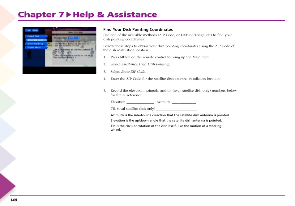 Chapter 7 help & assistance | RCA Scenium L50000 User Manual | Page 144 / 178