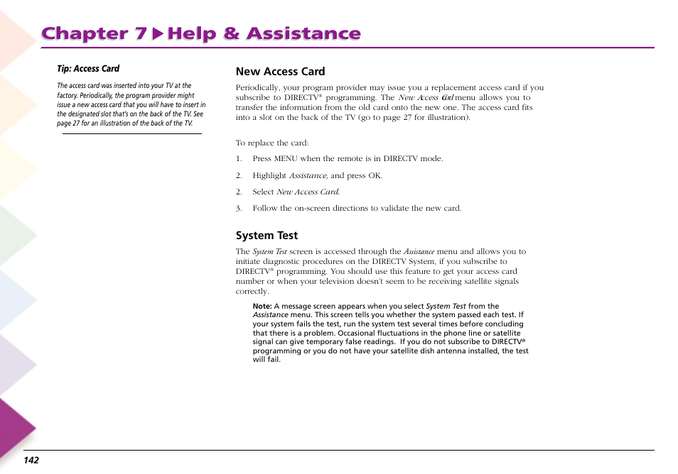 Chapter 7 help & assistance | RCA Scenium L50000 User Manual | Page 146 / 178