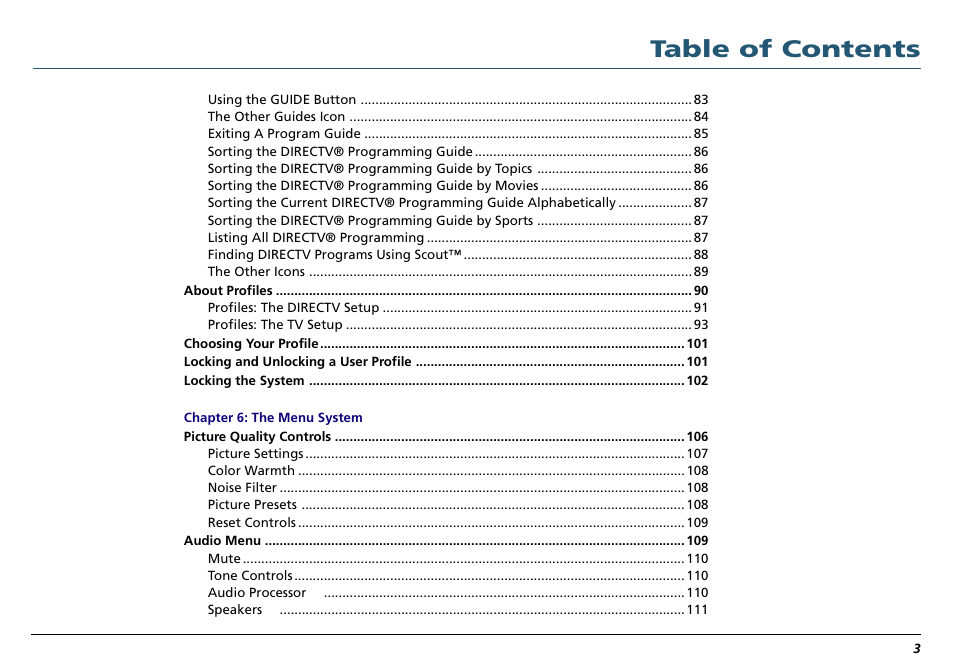 RCA Scenium L50000 User Manual | Page 7 / 178